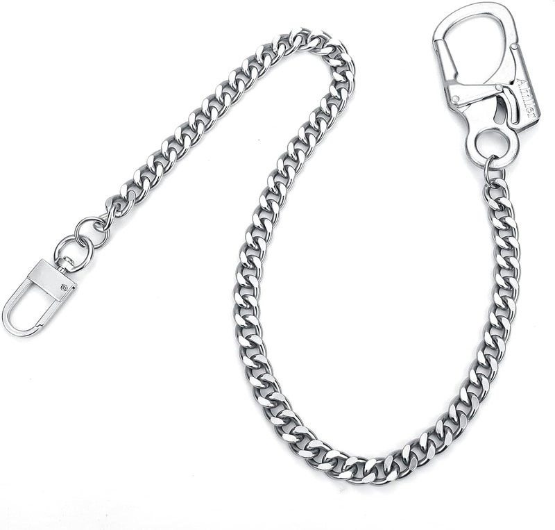 Ahiller Biker Wallet Chain, Heavy Duty Pocket Chain with Round Clasp, Men Chains for Keys, Jeans, Pants, Purse and Handbag - Image 1